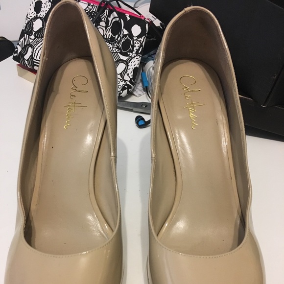 Cole Haan Nude Peep toe Pumps - Picture 2 of 4